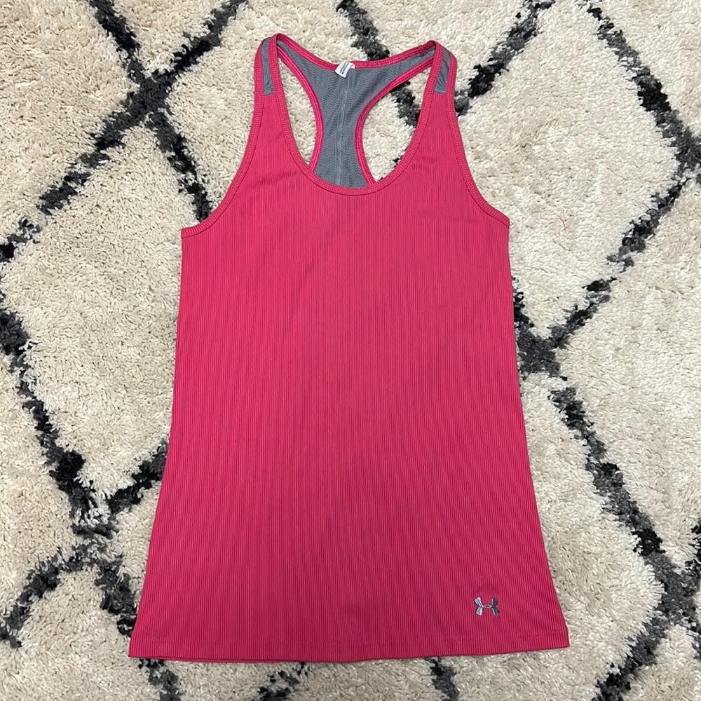 UA Pink Racerback Workout Tank